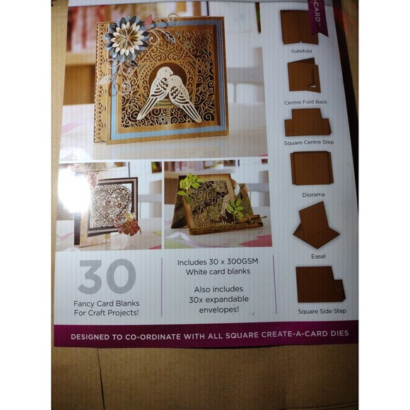 Die'sire - 30 Fancy Card Blanks - Create-A-Card(New) - Picture 3 of 5